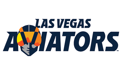 Las Vegas Aviators Wincraft LV Monogram/Retro Logo 2-Pack Perfect Cut Decals